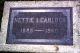 Photo of headstones/thumb_Nettie Carlock 1885 - 1960 hdstn Bakersfield Union cem CA